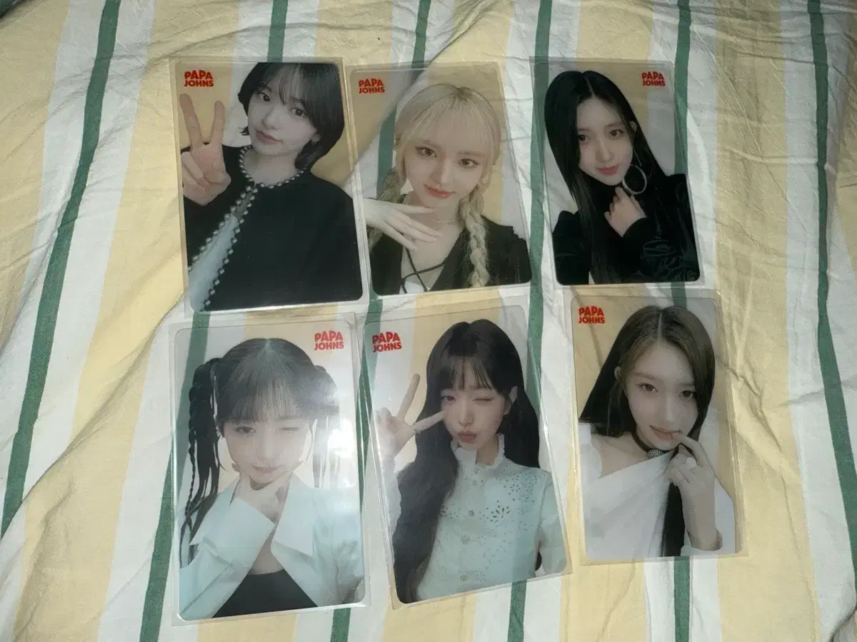 아이브 파파존스 포토카드 포카 세트