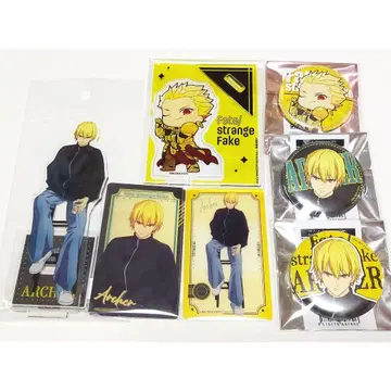 Fate strange Fake cafe 아처 아크릴 스탠드 캔뱃지