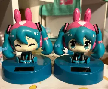 하츠네 미쿠 x Cute Rody 흔들흔들 솔라 피규어 2개 세트