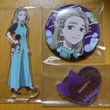 정반대인 너와 나 동쪽 캔뱃지 아크릴 스탠드 패밀리마트