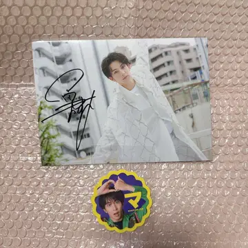 마츠시마 유노스케 팬미팅 설렘 가득 가챠 사인 포함 브로마이드 스티커