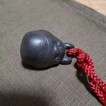 나카가와 마사시치 상점 토토로 오다와라 주물 부적 방울 블랙