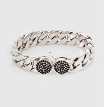 TOM WOOD 톰우드 Slim Bracelet Spinel 오닉스