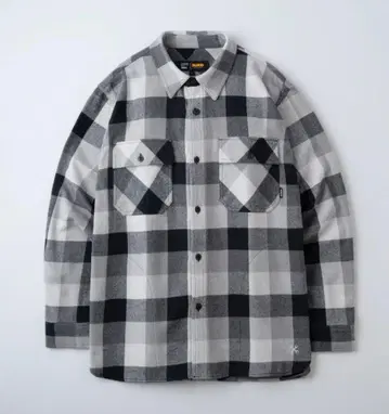 부루코 버팔로 체크 플란넬 셔츠(BLK) 사이즈 L