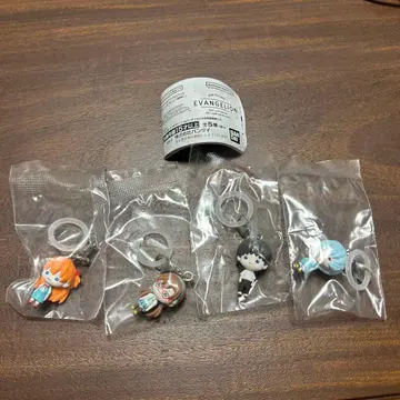 에반게리온 메지루시 액세서리 아스카 신지 레이 마리 4개 세트