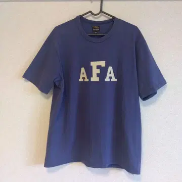 리얼 맥코이 AFA 러버 프린트 T셔츠 L 사이즈