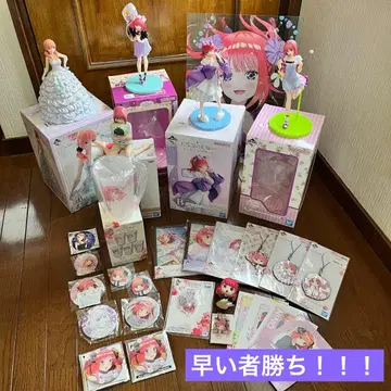 5등분의 신부 나카노 니노 1번 복권 피규어 아크릴 보드 묶음 판매