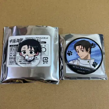 주술회전 마네키네코 코로코로 미니 아크릴 스탠드 캔뱃지 옷코츠 유타