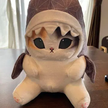 고양이와 상어 봉제 인형