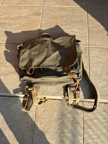 빈티지 유고슬라비아 군 배낭, 밀리터리 서플러스, 숄더백