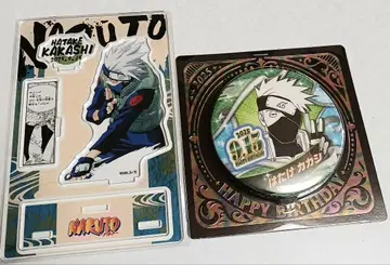 [NARUTO] 생일 디오라마 피규어 & 캔뱃지 하타케 카카시