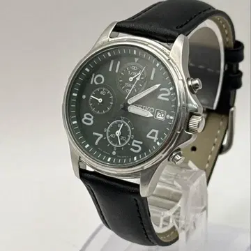 SEIKO 7T92-0BB0 그린 다이얼 벨트 새상품 배터리 교환 완료