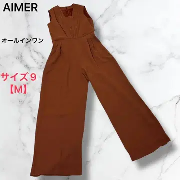 AIMER [에메] 올인원 드레스 일본제 브라운(M) 스트레이트