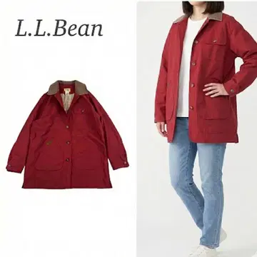 P285 M 엘엘빈 빈티지 자켓 기타 레드 여성용