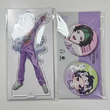 니지산지 오리엔스 사에키 잇테츠 VT 캔뱃지 아크릴 스탠드