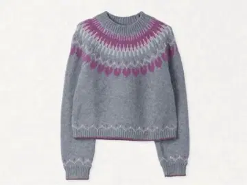 하트 페어 아일 니트 풀오버 herlipto