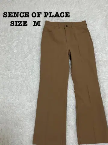 센스 오브 플레이스 어반 리서치 팬츠 M 베이지 센터 프레스
