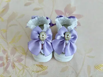 인형 신발 클래시컬 걸리시 화이트 tinyfox 사이즈 1/6 인형