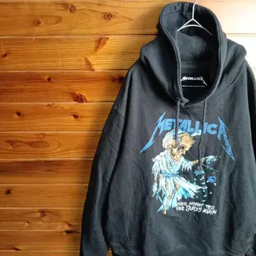 METALLICA 메탈리카 후드티 밴딩 메탈계 스트릿 L 구제 의류