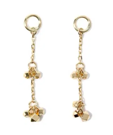 아가트 귀걸이 참 10K