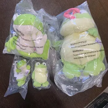 nici 니키 개구리 봉제 인형 키링 묶음 판매