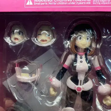 figma 나의 히어로 아카데미아 우라라카 오챠코 도색 완료 가동 피규어