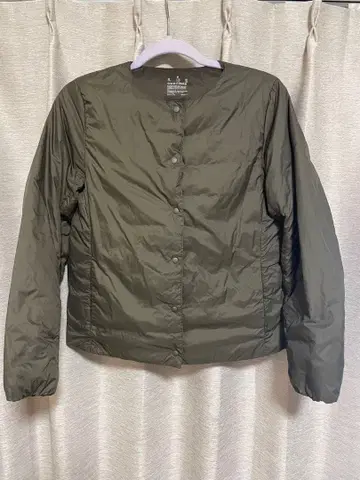 무인양품 경량 다운 노카라 자켓 정전기 방지 안감 컴팩트 다운