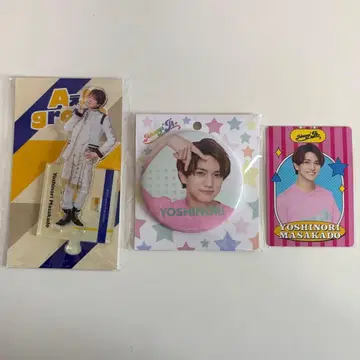 마사카도 요시노리 아크릴 스탠드 프로필 카드 캔뱃지