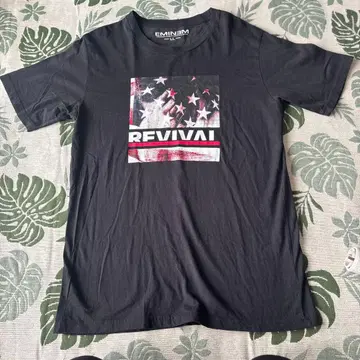 가격 인하 Eminem Revival 티셔츠 LL 사이즈 블랙