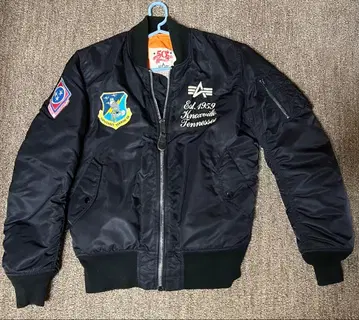 알파 MA-1 플라이트 자켓 한정판 50주년 기념 블랙