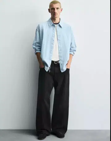 [ ZARA ] 배기 핏 데님 팬츠