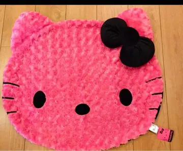 미사용 헬로키티 다이컷 플리스 매트 담요 BIG 사이즈