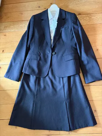 11호 nline Precious 정장 세트 스트라이프 네이비