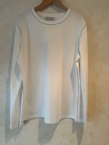 BRUNELLO CUCINELLI 화이트 긴팔 T셔츠
