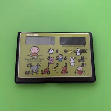 타쿠긴 홋카이도 타쿠쇼쿠 은행 모두의 타아보 카드형 솔라 계산기