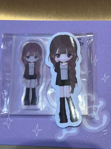 IVE REVIVE+ LOVEDIVE 봉입 아크릴 스탠드 스티커 원영