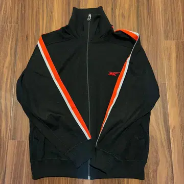 asics 트랙 자켓 M 블랙/빨간색/화이트