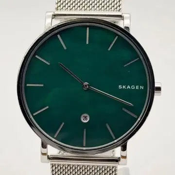 스카겐 데이트 에메랄드 그린 다이얼 / 하겐 HAGEN