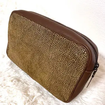 [새상품급] 볼보네제 이탈리아제 세컨드 백 메추라기 무늬 빈티지