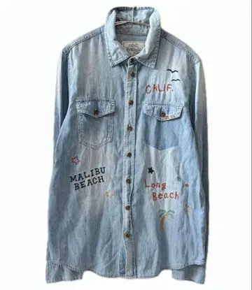 Anti Ballistic 앙티발리스틱 자수 데님 샴브레이