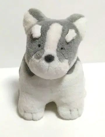 알파 포인트 도그 파라다이스 허스키 개 봉제 인형 쇼와 레트로 레어