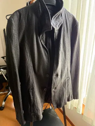 TORNADO MART 엠보싱 슈퍼 스트레치 가죽 자켓