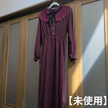 새상품 OLIVEdesOLIVE 롱 원피스 지뢰계 볼드 레이스