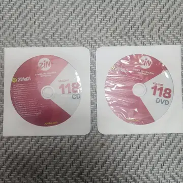 zin118 DVD & CD ZUMBA 정품 새상품 미사용품