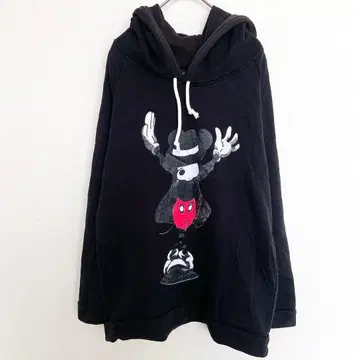 엔젤더스트 후드 맨투맨 마이클 잭슨 미키 블랙 상의