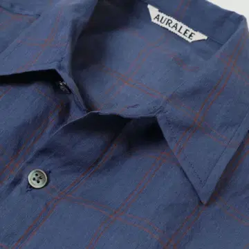 AURALEE SUPER LIGHT CHECK BIG SHIRTS 3