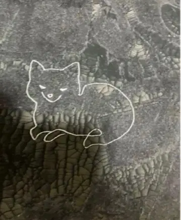 요네즈켄시 JUNK 가라쿠타 고양이 T셔츠 M 사이즈