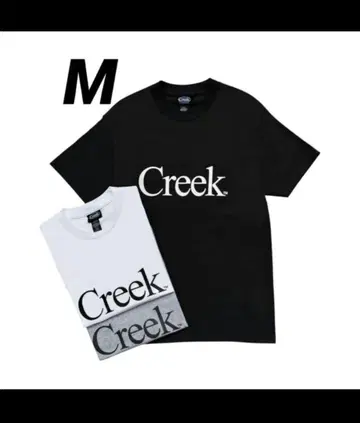 Creek Angler's Device 로고 T셔츠 M사이즈 화이트