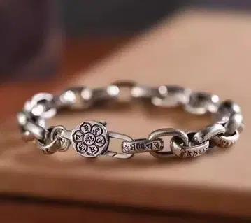 실버 체인 팔찌 958