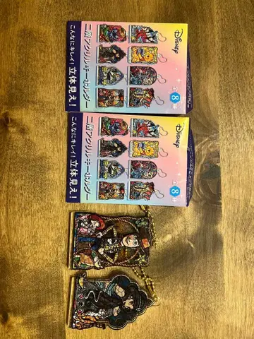 디즈니 2단 아크릴 키링